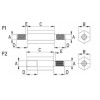 Hexagonal low Voltage insulator [124] (124401700001)