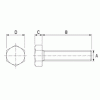 Transparent hexagonal head screw [177] (177601000022)