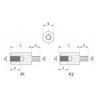 Hexagonal M/F Spacer [305] (305340059902)