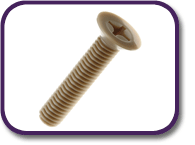 PEEK® countersunk screw [181]