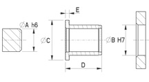 High wear slide bearing [008-4]