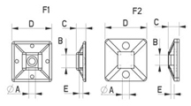 Mount cable ties [098]