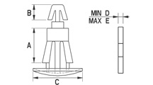 PCB spacer [100-32]