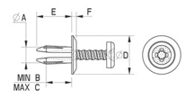 Screw rivet [113]