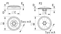 Torx cap [158]