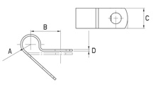 Aluminium Cable Clamp [289]