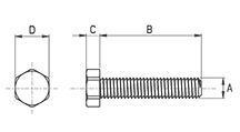 Hexagonal Head Screw [541]